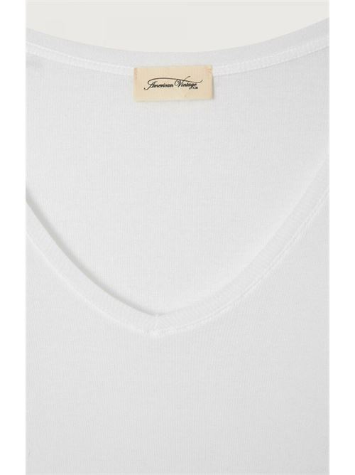 maglia massachussets American vintage | MAS02DH26BIANCO
